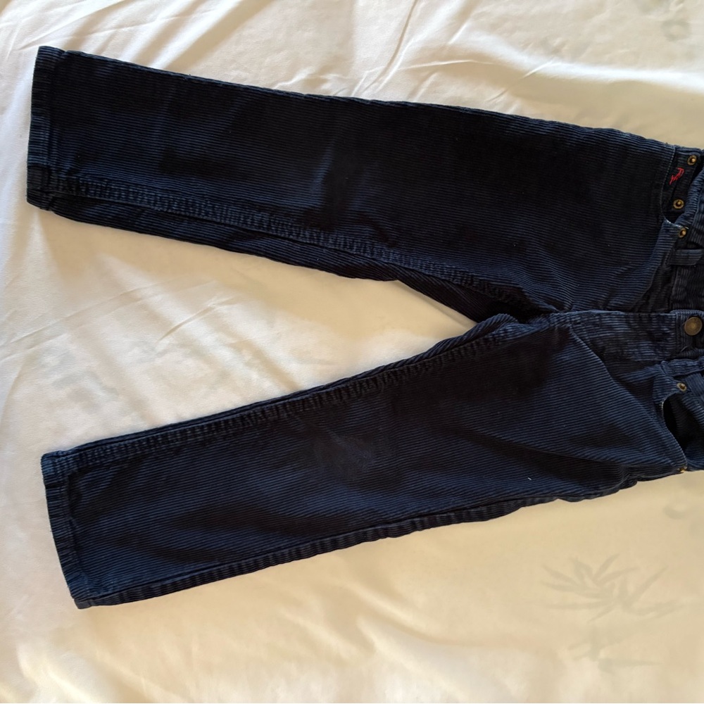 Tommy Hilfiger Kids Dark Blue Corduroy Pants